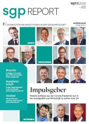 sgpReportJuni Cover sgp Report mit Foto von rosenbaum nagy Beratern Kip Sloane und Daniel Beckers